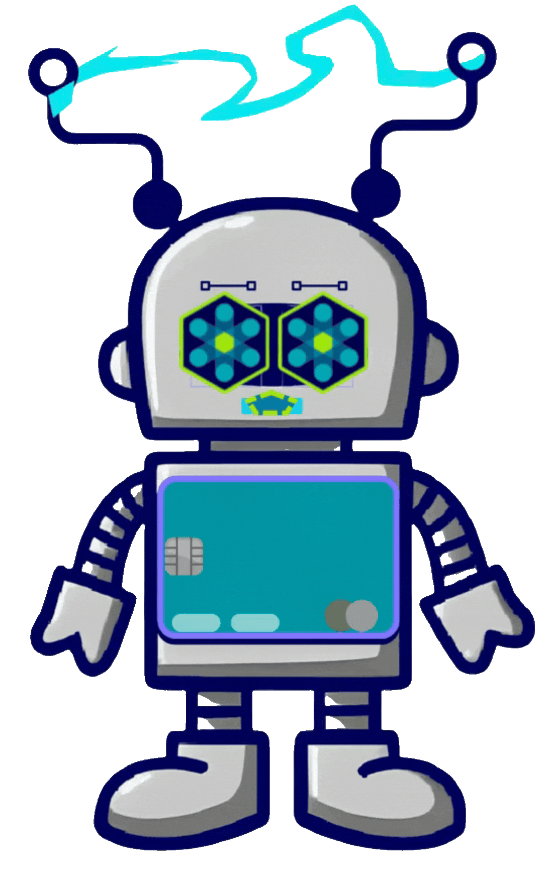 AI mascot design, winning entry